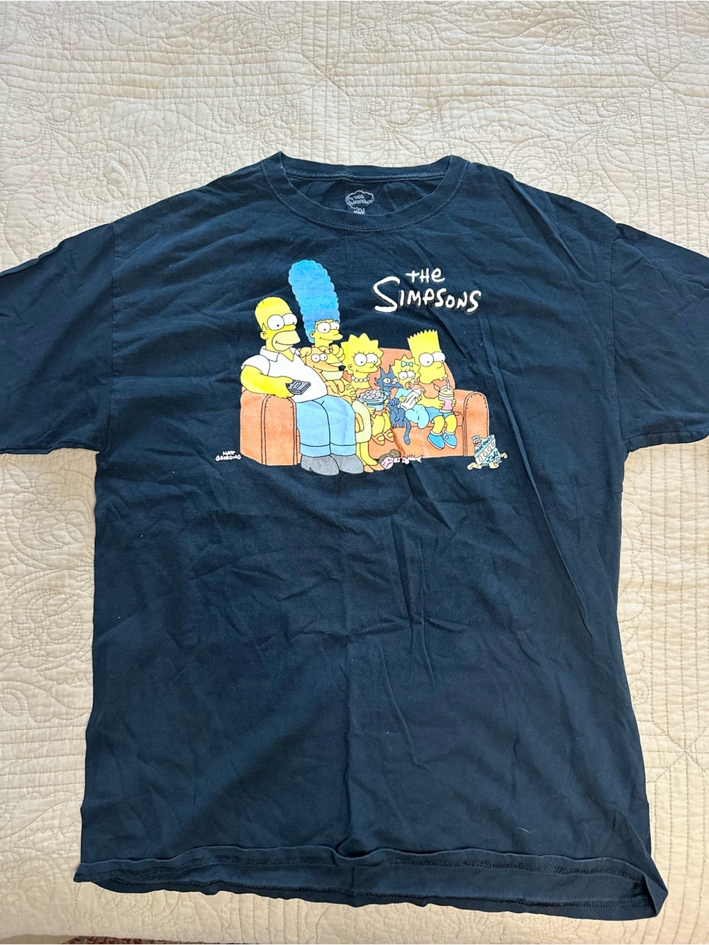 The Hundreds Navy The Simpsons Family Graphic Tee